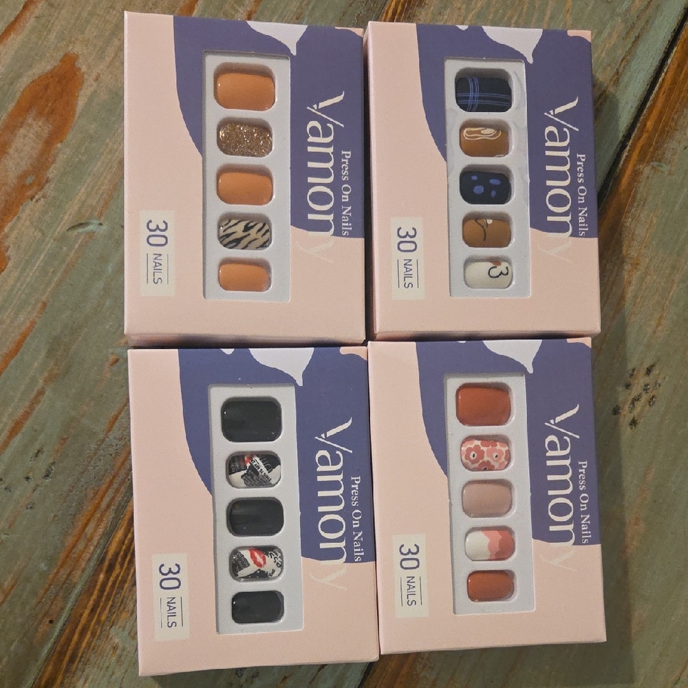 Press On Nails Set - Multicolor